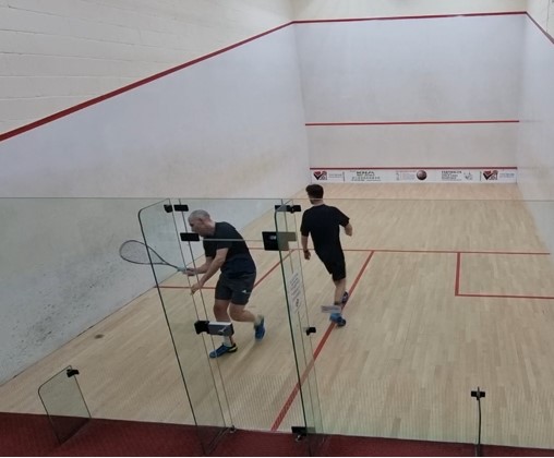 rothwell squash club court action